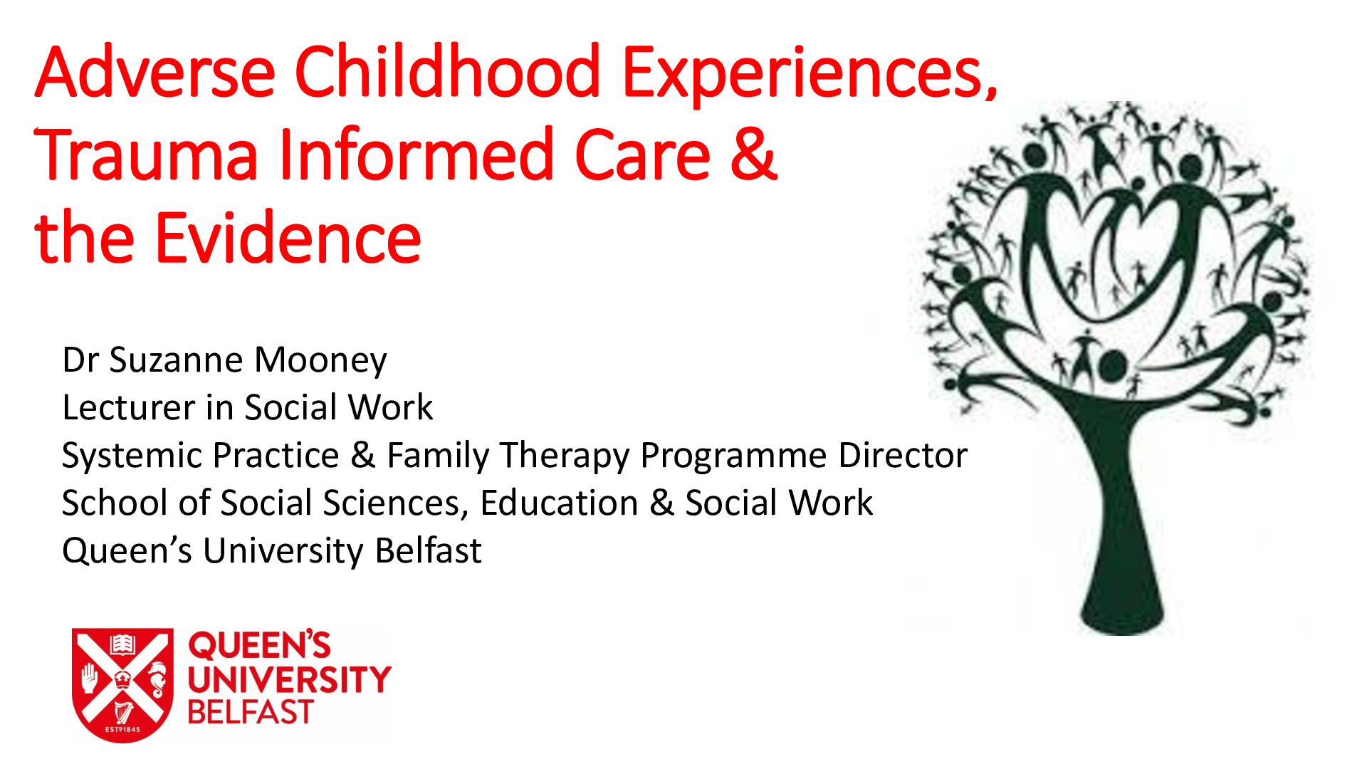 040320 - Queens University Belfast - TI Environment Seminar Presentation - Suzanne Mooney
