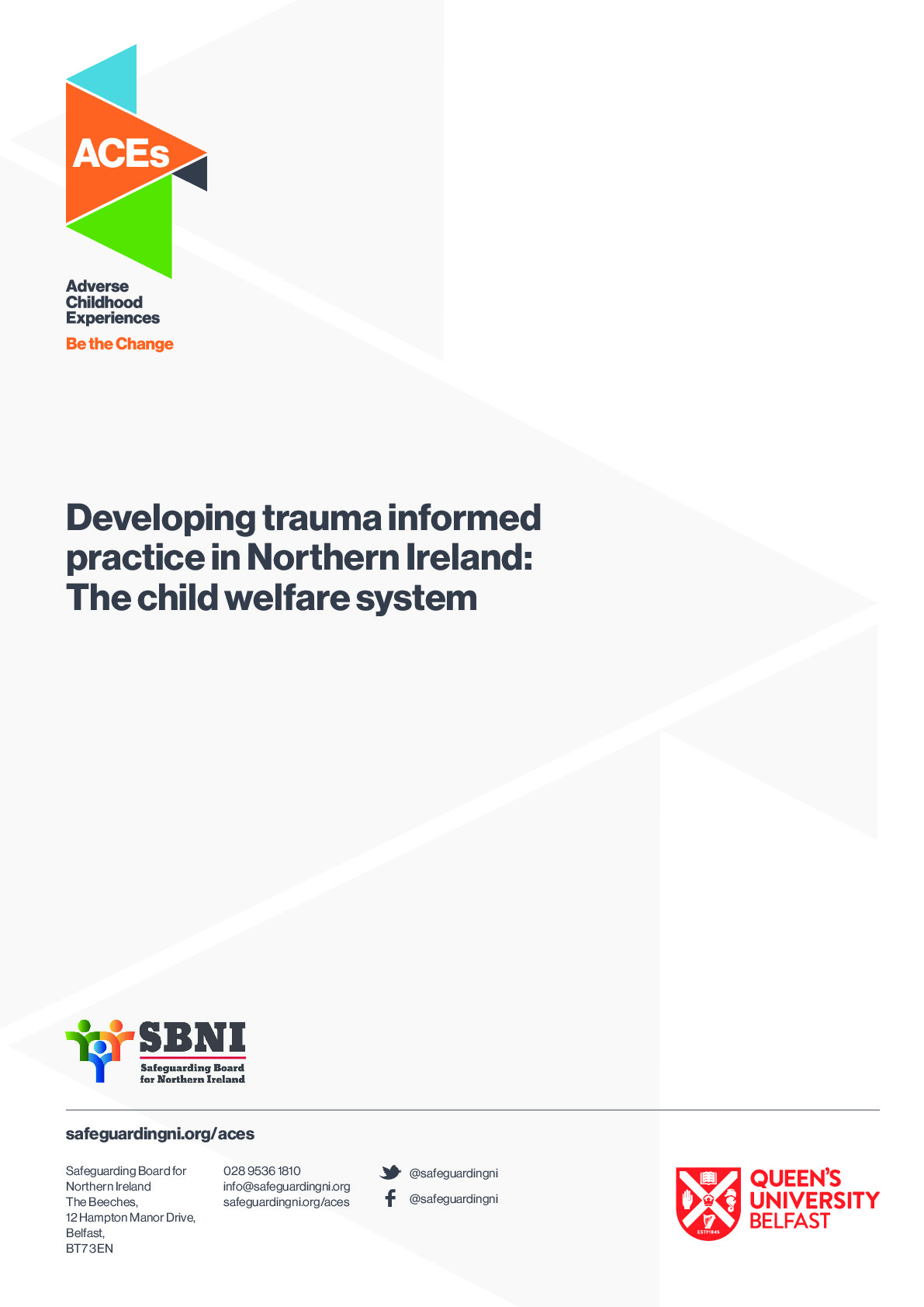ACEs Report A4 Feb 2019 Child Welfare System