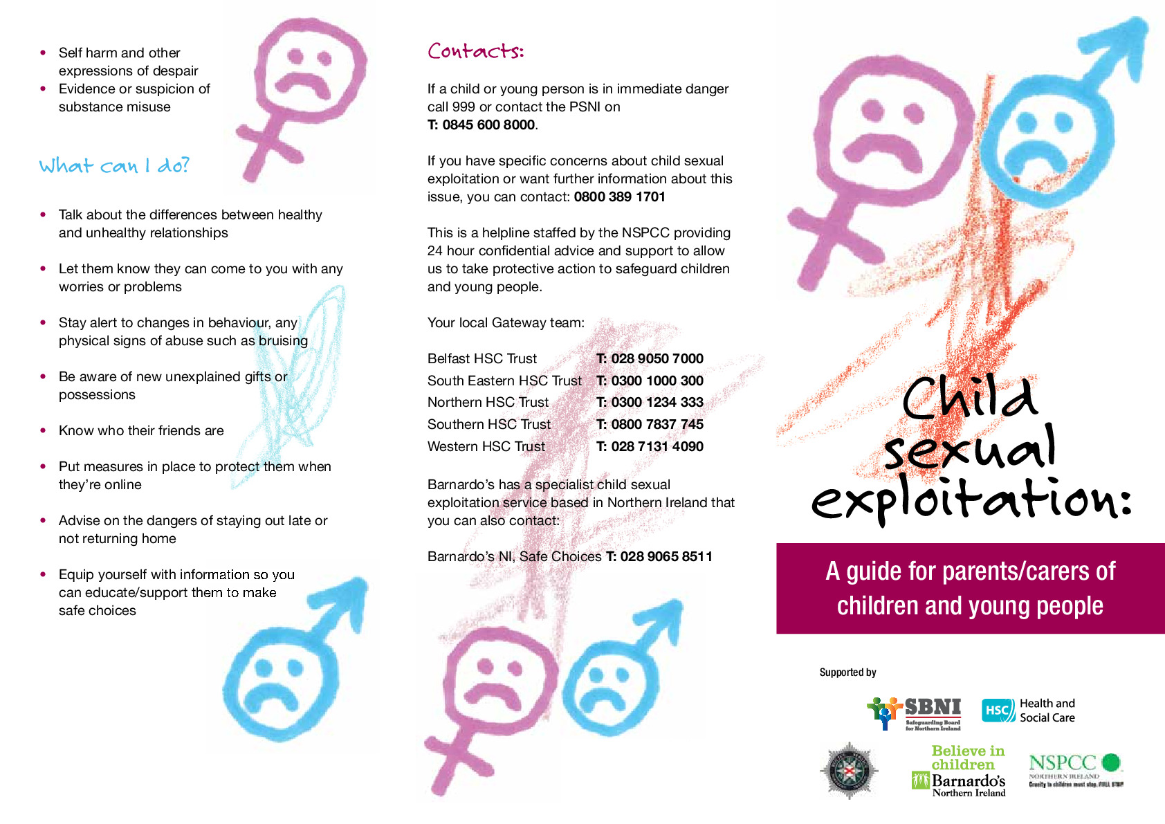 CSE Carers Leaflet